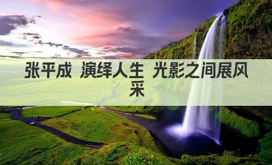 张平成 演绎人生 光影之间展风采