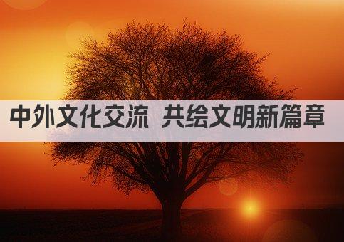 中外文化交流 共绘文明新篇章 