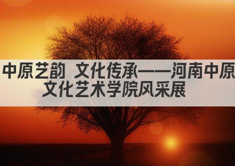 中原艺韵 文化传承——河南中原文化艺术学院风采展 