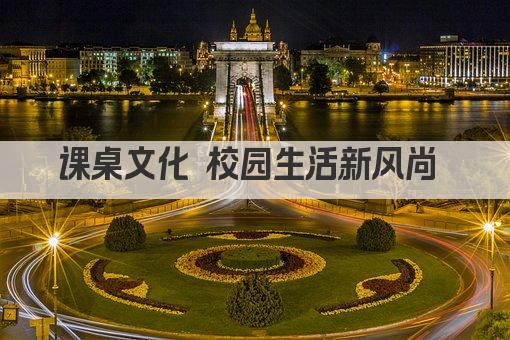 课桌文化 校园生活新风尚 