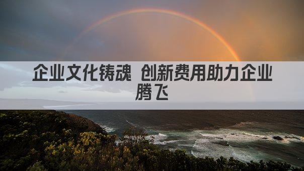 企业文化铸魂 创新费用助力企业腾飞