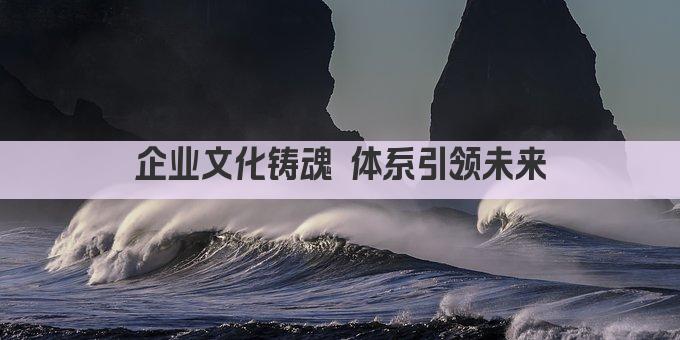企业文化铸魂 体系引领未来