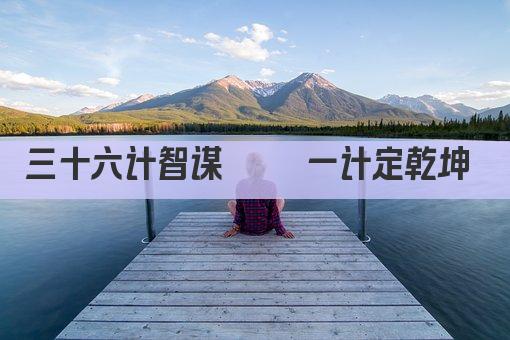 三十六计智谋汇 一计一策赢天下
