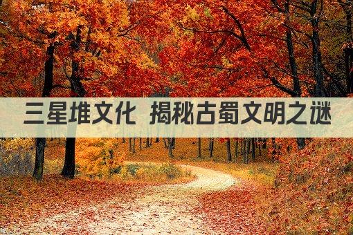 三星堆文化 揭秘古蜀文明之谜