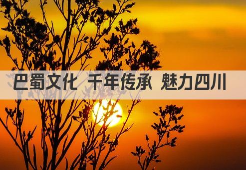 巴蜀文化 千年传承 魅力四川 