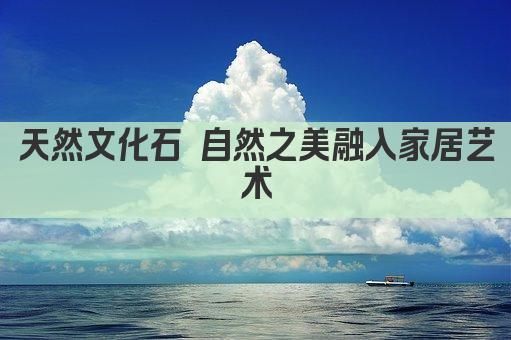 天然文化石 自然之美 家居新风尚 