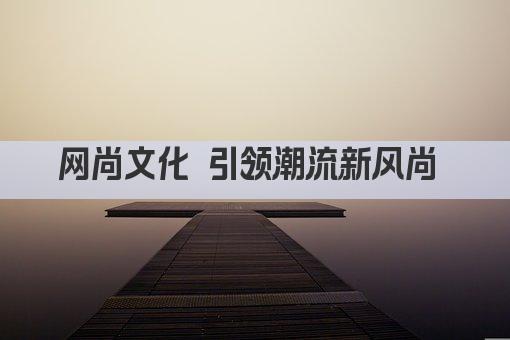 网尚文化 引领潮流新风尚 