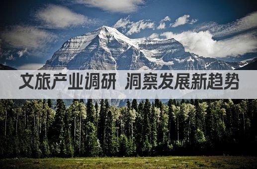 文旅产业调研 洞察发展新趋势
