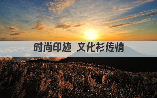时尚印迹 文化衫传情
