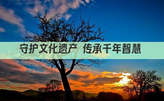 守护历史瑰宝 传承文化遗产 