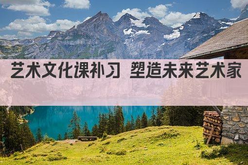 艺术文化课补习 塑造未来艺术家 