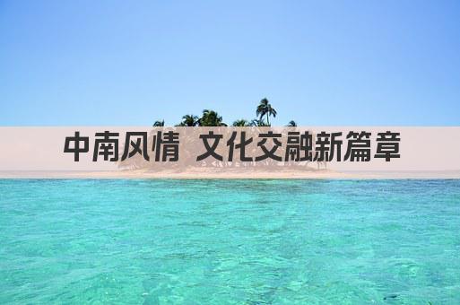 中南风情 文化交融新篇章