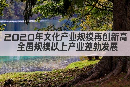 2020年文化产业规模再创新高 全国规模以上产业蓬勃发展