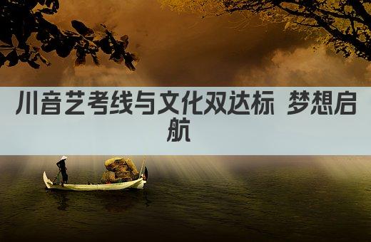 川音艺考线与文化双达标 梦想启航 