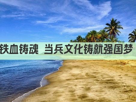 铁血铸魂 当兵文化铸就强国梦 