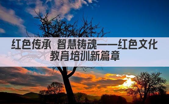 红色传承 智慧铸魂——红色文化教育培训新篇章