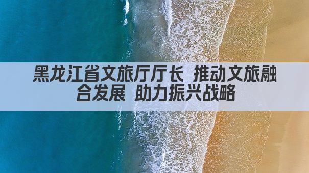 黑龙江省文旅厅厅长 推动文旅融合发展 助力振兴战略