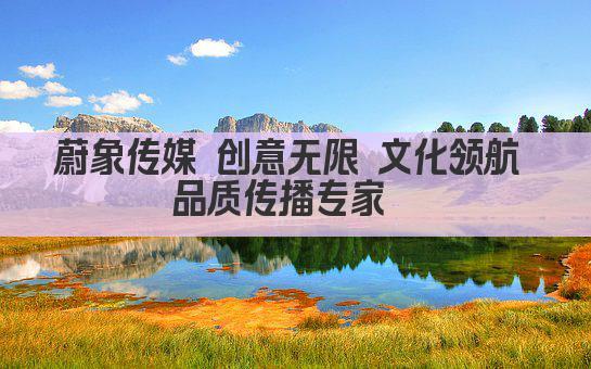 蔚象传媒 创意无限 文化领航 品质传播专家  
