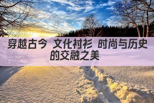 穿越古今 文化衬衫 时尚与历史的交融之美 