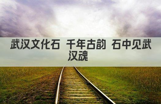 武汉文化石 千年古韵 石中见武汉魂 