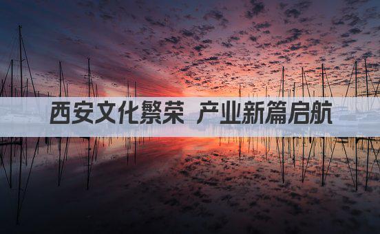 西安文化繁荣 产业新篇启航