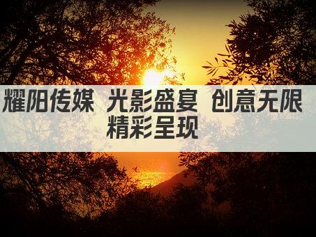 耀阳传媒 光影盛宴 创意无限 精彩呈现 