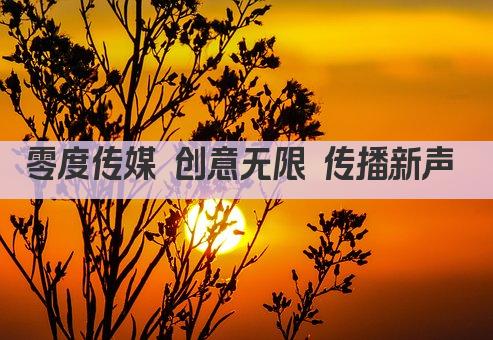 零度传媒 创意无限 传播新声 