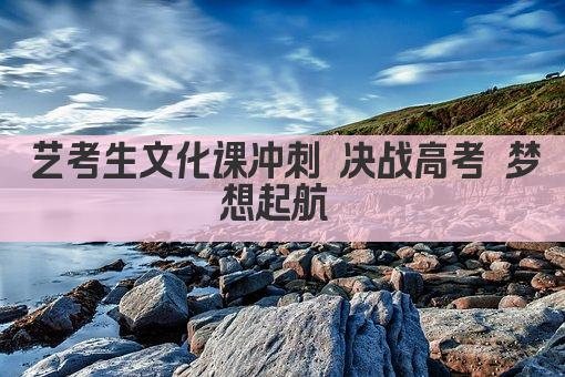 艺考生文化课冲刺 决战高考 梦想起航 
